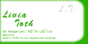 livia toth business card